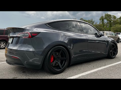 2022 Tesla Model Y performance AirLift Suspension install - air ride DIY -tesla MYP