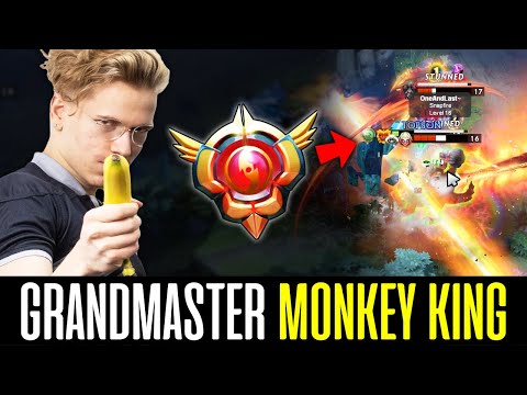 TOPSON GrandMaster Monkey King Looks Like - 100% Destroyed Mid Lane DOTA 2