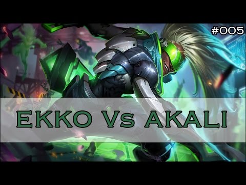 KR Shin as Ekko vs Akali - Top Lane #005