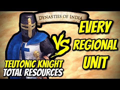 ELITE TEUTONIC KNIGHT vs EVERY REGIONAL UNIT (Total Resources) | AoE II: DE