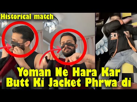Historical Match Rajab Butt Lost Match and First time Punishment | Yoman vs Rajab Butt Tiktok live