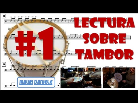 Lectura sobre tambor #1 - Mauri Daniele (video educacional) HD