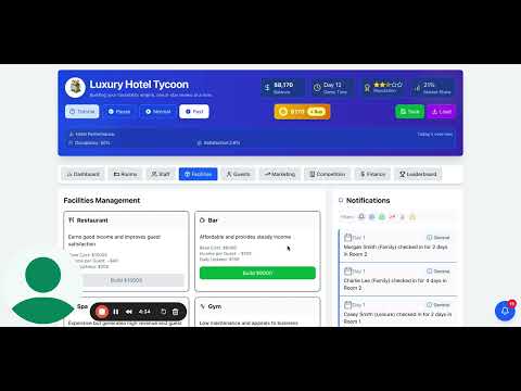 HotelHero Tycoon Strategy Game video thumbnail