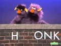 Classic Sesame Street Two Headed Monster Honk