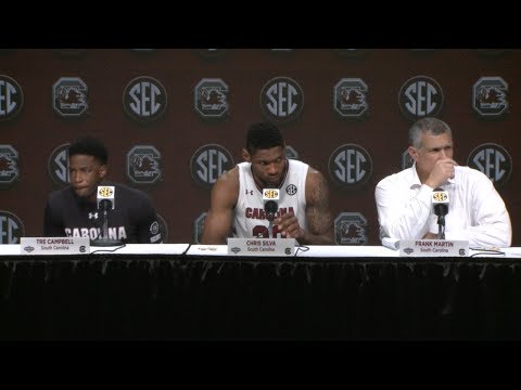 POSTGAME: Tre Campbell, Chris Silva, Frank Martin on Auburn — 3/15/19