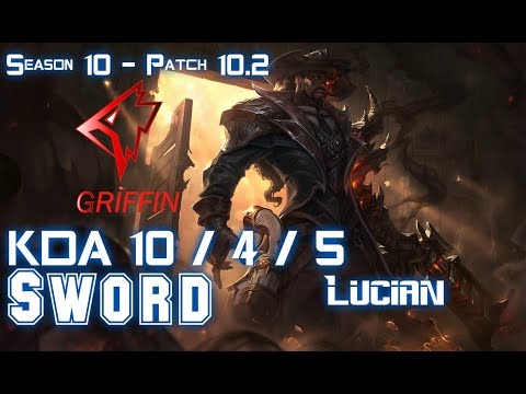 GRF Sword LUCIAN vs SORAKA Top - Patch 10.2 KR Ranked
