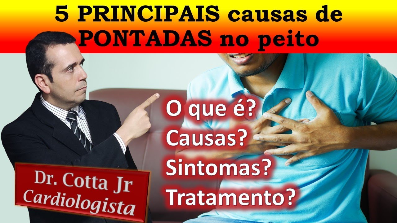 Dor no peito tipo pontada pode ser coração? Quais as possíveis causas?