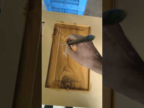 amazing wood grain art #woodgrain #teakgrains #shorts #paintings #teakwood