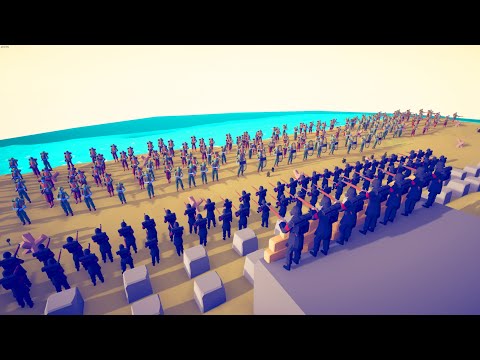 CAN 200x USA ARMY CAPTURE ENEMY BASE?  - Totally Accurate Battle Simulator TABS