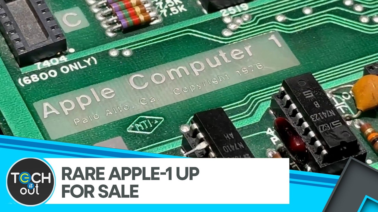 Rare Apple-1 Computer Could Fetch $800,000 At Auction | Tech It Out | WION