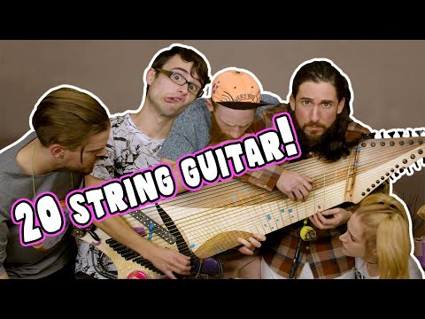 20 String Guitar… 50 Fingers!