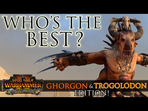 Who's the BEST? Ghorgon & Trogolodon! Unit Testing | Warhammer 2 Silence and Fury