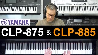 Yamaha CLP-875 vs CLP-885: Sound Comparison | All Playing. No Talking.