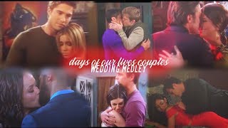 days of our lives couples | wedding medley