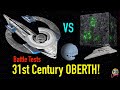 31st Century OBERTH VS Borg Death Star Husnock Victory Class Star Trek Starship Battles