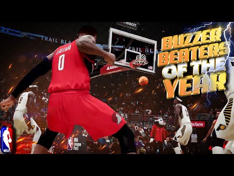 NBA 2K21 OFFICIAL TOP 10 BUZZER BEATERS Of The YEAR! - Clutch Shots & Epic Comebacks @PlayStation