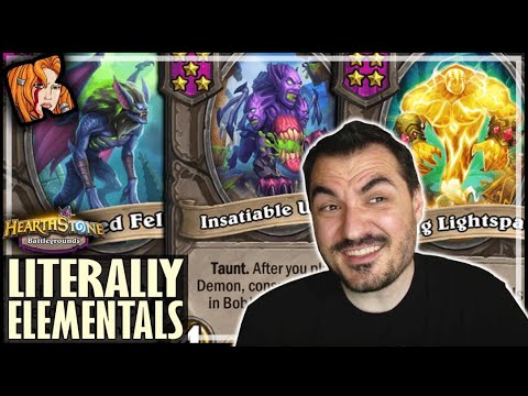 THESE DEMONS ARE BASICALLY ELEMENTALS! - Hearthstone Battlegrounds