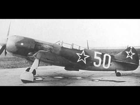 Airplane WW2 Russian Lavochkin La-7 - WW2 Rusia Aeroplano Lavochkin La-7