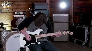 Video thumbnail for Jackson USA Signature Adrian Smith San Dimas SDM - Maple, Snow White by The Peach Boutique