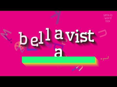 How to say "bellavista"! (High Quality Voices)