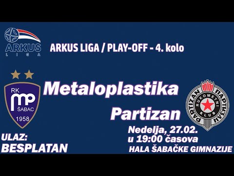 RK Metaloplastika - RK Partizan / najava