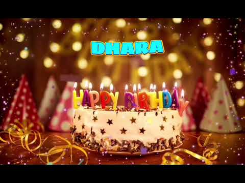 Amazing Happy Birthday DHARA song. Happy birthday song with names