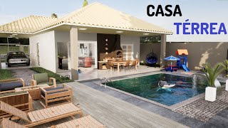 CASA TÉRREA ACONCHEGANTE COM ÁREA DE LAZER