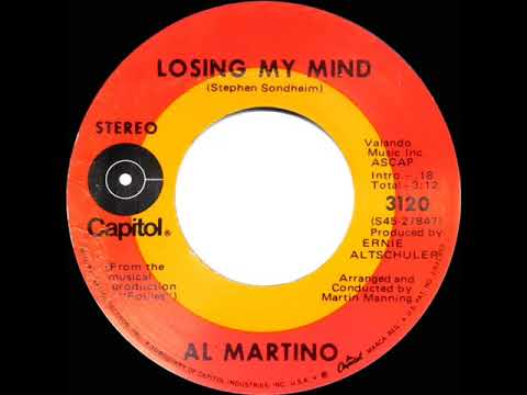 1971 Al Martino - Losing My Mind (stereo 45)