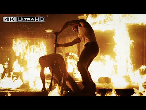 Deadpool 4K HDR | Lab Escape Fight - Wade Vs Francis