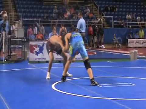 Junior Freestyle 125  Aaron Runzo (VA) tech. fall Brock Stewart (KS)