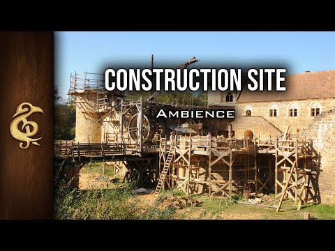 Construction Site | Medieval, Workers, Citylife Ambience | 1 Hour #dnd