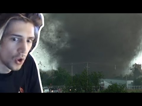 xQc reacts to Greatest Storms On Earth