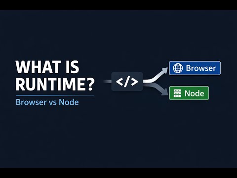 What Is Runtime Browser Vs Node Explained From Scratch Javascript Typescript