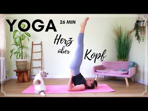Yoga Schulterstand | Körpergefühl entwickeln | Ganzkörpertraining | Fit und Gesund mit Viniyoga