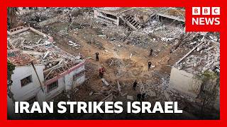 Iran strikes near nuclear facility in Israel | BBC News