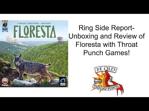 Ring Side Report-Board Game Unboxing and Review of Floresta!