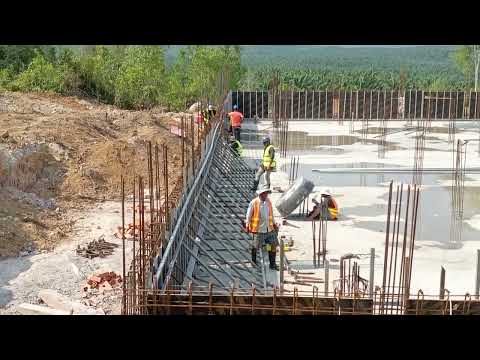 Formwork for Concrete wall |Construction works| VID 20240401 150117