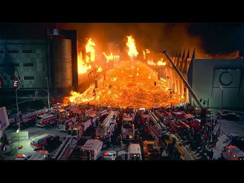 Lava floods the entire city, raising the temperature to 340°C and putting 3.5 million people death