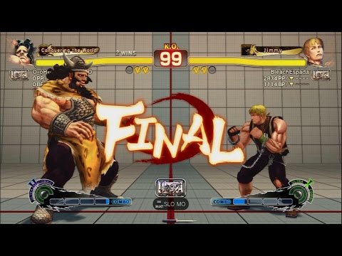 USF4 - O_oHUGO_oBOSSo_O (Hugo) Vs BleachEspada (Cody) HD◄◄