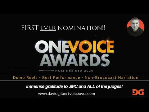 2026 One Voice USA Award Nominated Corporate Narration Demo Reel