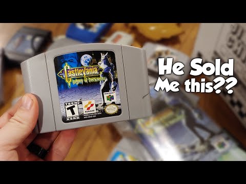 I just found an N64 HOLY GRAIL! (Castlevania Legacy of Darkness) / Live Video Game Hunting