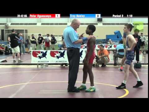 FILA Cadet 39-42 KG Peter Ogunsanya vs. Trey Keeley