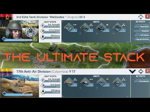 Conflict of Nations World War 3 - The Ultimate Land Stack // Full Tutorial