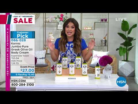 HSN | KORRES Beauty Celebration 07.05.2021 - 11 AM