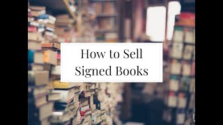 How to Sell Signed Books Directly to Readers