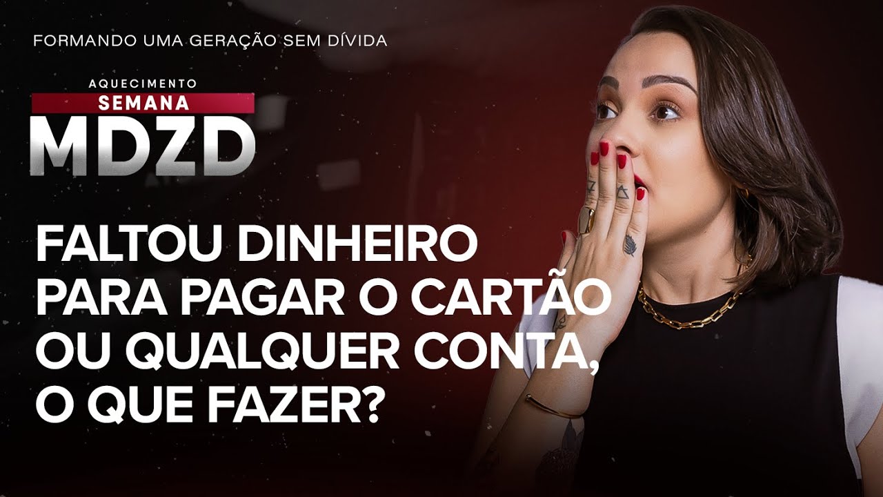 Faltou dinheiro para pagar o cartão ou qualquer conta, o que fazer?