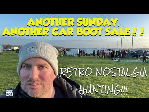 LONDON CAR BOOT SALE TIME!!! RAIN WONT STOP US FROM FINDING RETRO GRAILS!!!