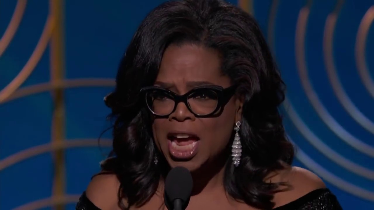 Oprah Winfrey Receives the Cecil B. deMille Award - Golden Globes 2018 - YouTube