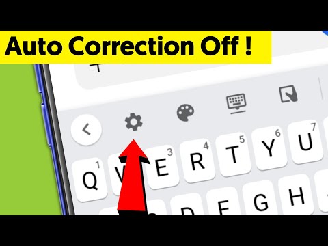 How to Turn off Auto Correction