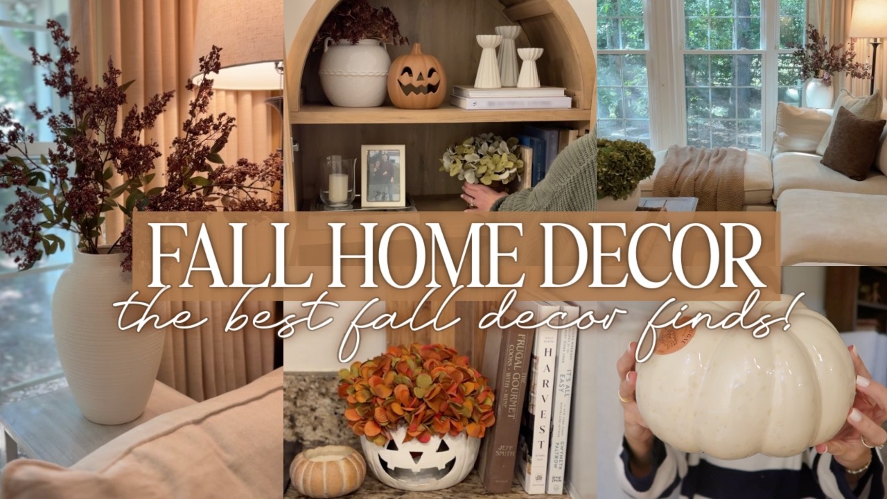 FALL HOME DECOR  🍂 Cozy Home Decorating Ideas & Fall Decor Haul